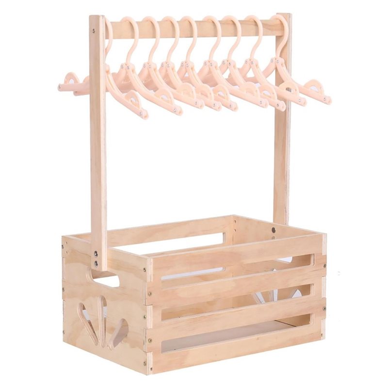 Baby Products Hamper - Деревянная корзина для подарков на рождение