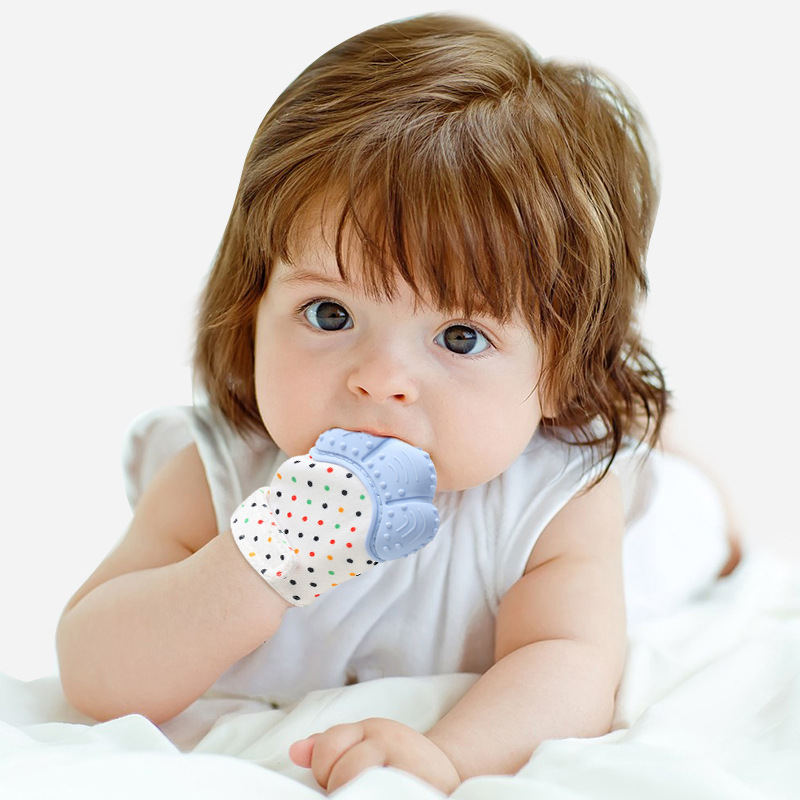 Teething Mitten Baby - Детские перчатки с мультяшным принтом, детские
