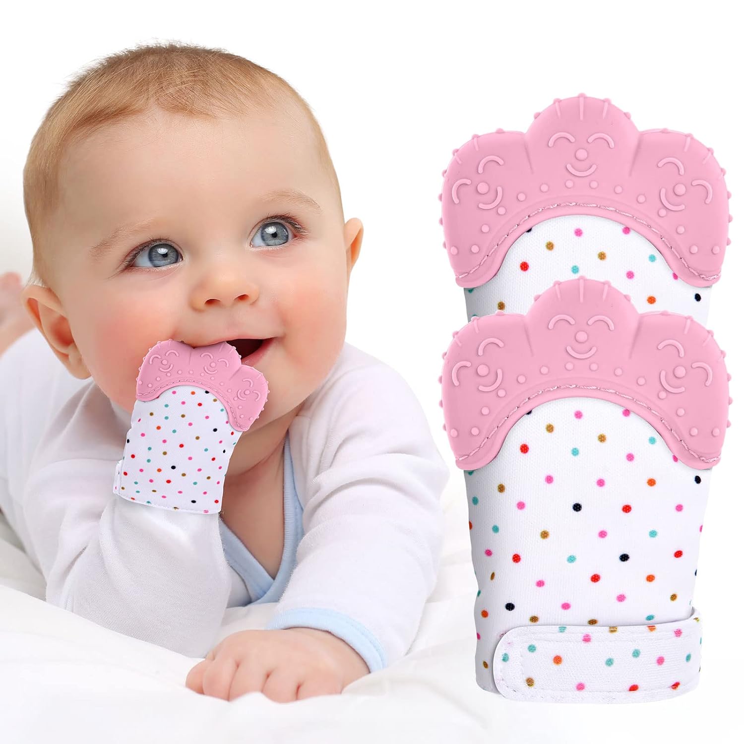 Пищевые силиконовые перчатки,  – обзор и цена Teething Mitten Baby