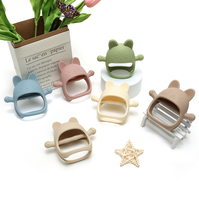 Пищевые детские силиконовые пе – обзор и цена Teething Mitten Baby