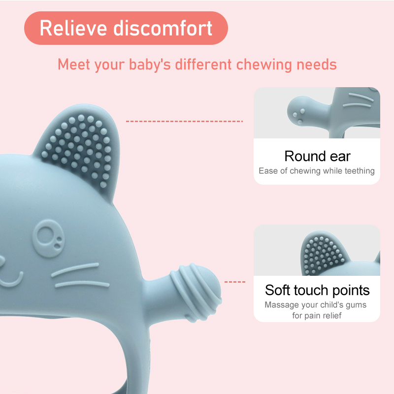 Пищевые детские силиконовые пе – обзор и цена Teething Mitten Baby
